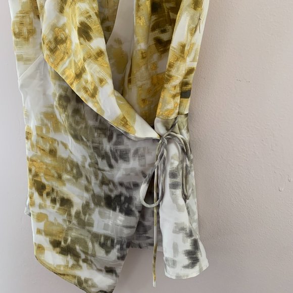 Kenneth Cole Wrap Front Top Size XS - Picture 2 of 6